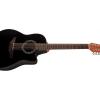 Applause AB2412II-5S Balladeer Mid Cutaway Black Satin