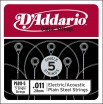 Plain Steel ��������� �������� ������ ��� ������� 011 5�� DAddario  PL011-5 - ����������� ����������� � �������������, ������ �� �������� ���� � ��������-��������