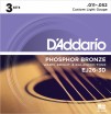 Phosphor Bronze ������ ��� ������������ ������ Custom Light 1152 3 ��������� DAddario EJ26-3D - ����������� ����������� � �������������, ������ �� �������� ���� � ��������-��������