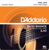 BRONZE 8020 ������ ��� ������������ ������ ������ Extra Light 1047 DAddario EJ10 - ����������� ����������� � �������������, ������ �� �������� ���� � ��������-��������