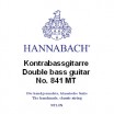 Doublebass ��������� ������ ������ ��� ������������ 4�������� ��������� ������ Hannabach 8413MT - ����������� ����������� � �������������, ������ �� �������� ���� � ��������-��������