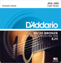 BRONZE 8020 ������ ��� ������������ ������ ������ Light 1253 DAddario EJ11