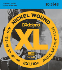 Nickel Wound �������� ����� ��� ������������� Regular Light Plus 10548 DAddario EXL110+