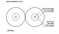 ������ ������������ ����������� ��������� ������ ����� 100� SHNOOR Component-2124-BLK-100m