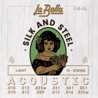 SilkSteel �������� ����� ��� 12��� ������������ ������ ������������� 1051 La Bella 710-12L