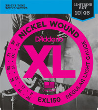 Nickel Wound �������� ����� ��� 12�������� ������������� Regular Light 1046 DAddario EXL150