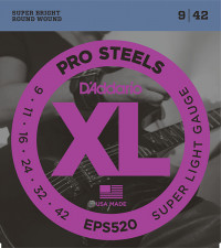 XL PRO STEEL ������ ��� ������������� Super Light 942 DAddario EPS520