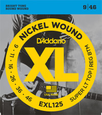 XL NICKEL WOUND ������ ��� ������������� Super Light TopRegular Bottom 946 DAddario EXL125