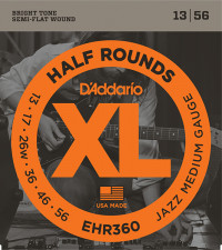 Half Round �������� ����� ��� ������������� Jazz Medium 1356 DAddario EHR360