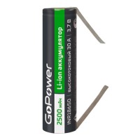 ����������� Liion INR18650 PC1 30A 37V 2500mAh GoPower 00-00035693