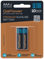 Ultra ������� ������� LR03 AAA BL2 �������� 15V GoPower 00-00035160