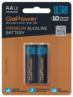 Ultra ������� ������� LR6 AA BL2 �������� 15V GoPower 00-00035162
