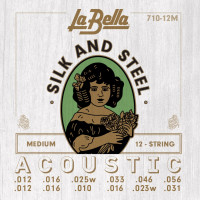SilkSteel �������� ����� ��� 12��� ������������ ������ ������������� 1256 La Bella 710-12M