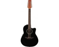 Applause AB2412II-5S Balladeer Mid Cutaway Black Satin