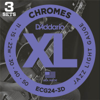 Chromes C����� ��� ������������� Jazz Light 1150 3 ��������� DAddario ECG24-3D