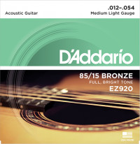 AMERICAN BRONZE 8515 ������ ��� ������������ ������ Medium Light 1254 DAddario EZ920