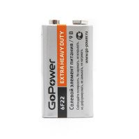 Carbon Zinc PRO ������� ������� ����� 6F22 9� ������� GoPower 00-00015598