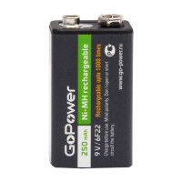 ����������� ������� ����� 6F22 NiMH 9� 250��� GoPower 00-00017020