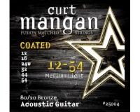 Curt Mangan 80/20 Bronze Medium Light Coated Set 12-54 ������ ��� ������������ ������, ��������� ������� � ���������