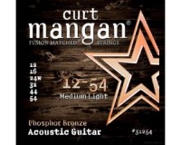 Curt Mangan Phosphor Bronze Medium Light Set 12-54