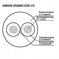 ������ ������������ ������ 2x15�� d72 100� SHNOOR 215BLK-100m