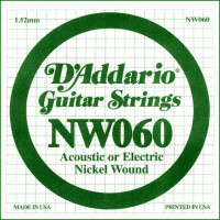Nickel Wound ��������� ������ ��� ������������� 060 DAddario NW060