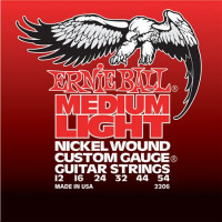 Nickel Wound Medium Light �������� ����� ��� ������������� ������ 1254 Ernie Ball P02206