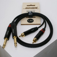 ������������ ������ 2�RCA  2�jack 15� SHNOOR RCA2JM-1,5m