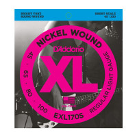 Nickel Wound �������� ����� ��� ��������� Light 45100 Short Scale DAddario EXL170S