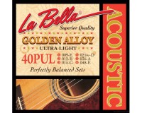 La Bella 40PUL Golden Alloy 80/20 Ultra Light 9-48 ������ ��� ������������ ������