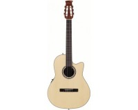 OVATION APPLAUSE AB24CS-4S Mid Cutaway Nylon Natural Satin ������ ������������ �������������������