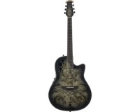 OVATION C2078AXP2-PB Exotic Elite Deep Bowl Cutaway Poplar Burl ������������������� ������